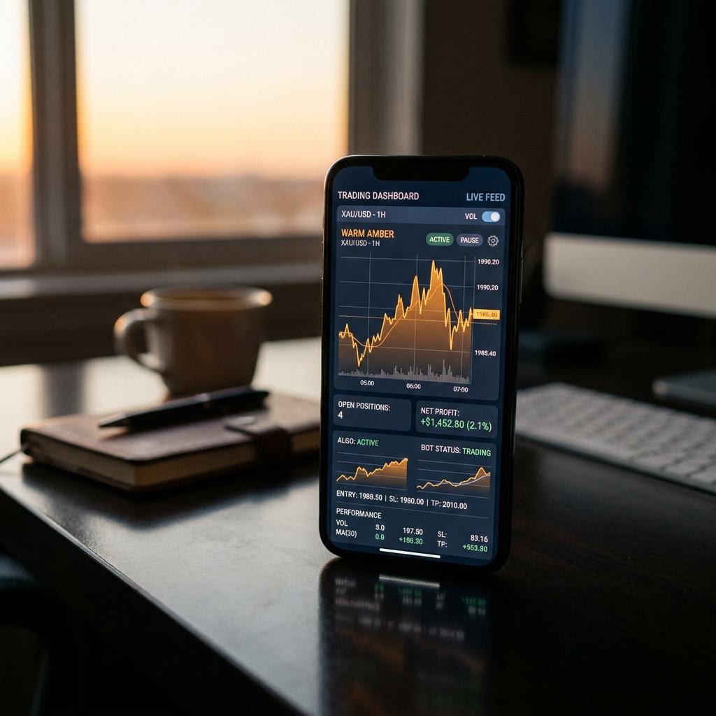 Zandruvik Peqelorn AI crypto trading platform gränssnitt